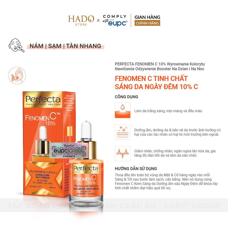 Tinh chất sáng da 10% Vitamin C Perfecta Fenomen C 15ml - ảnh 3