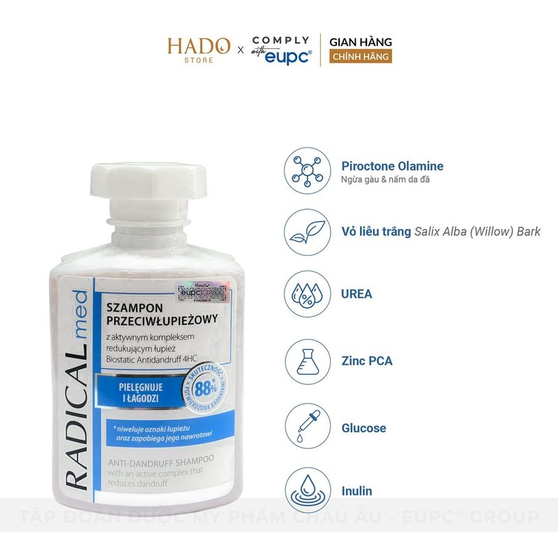 Dầu gội giảm gàu Farmona Radical Med 300ml - ảnh 2