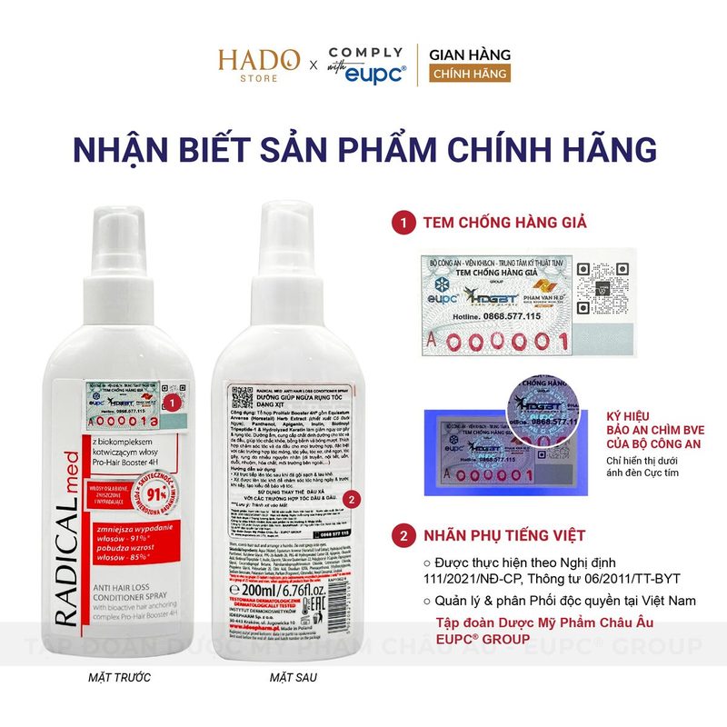 Xịt dưỡng tóc giảm gãy rụng Farmona Radical Med 200ml - ảnh 4