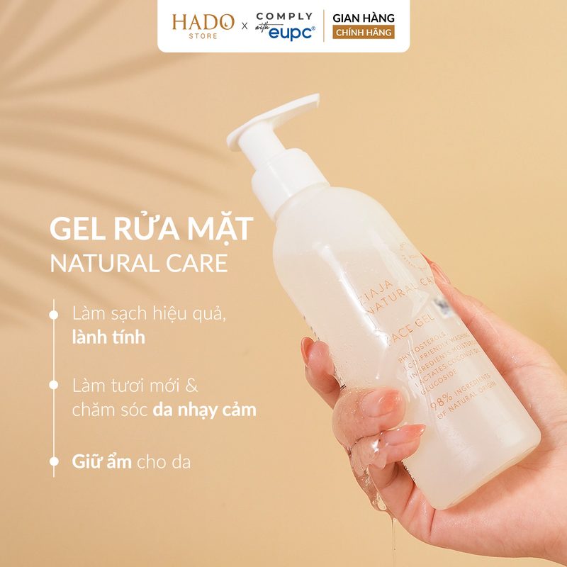 Gel rửa mặt thuần chay Ziaja Natural Care 190ml - ảnh 3