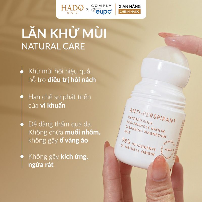 Lăn khử mùi không cồn, không muối nhôm Ziaja Natural Care 60ml - ảnh 3