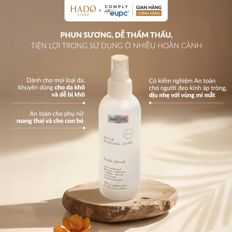 Xịt dưỡng cân bằng da Ziaja Natural Care 200ml - ảnh 4