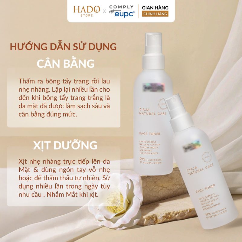 Xịt dưỡng cân bằng da Ziaja Natural Care 200ml - ảnh 5